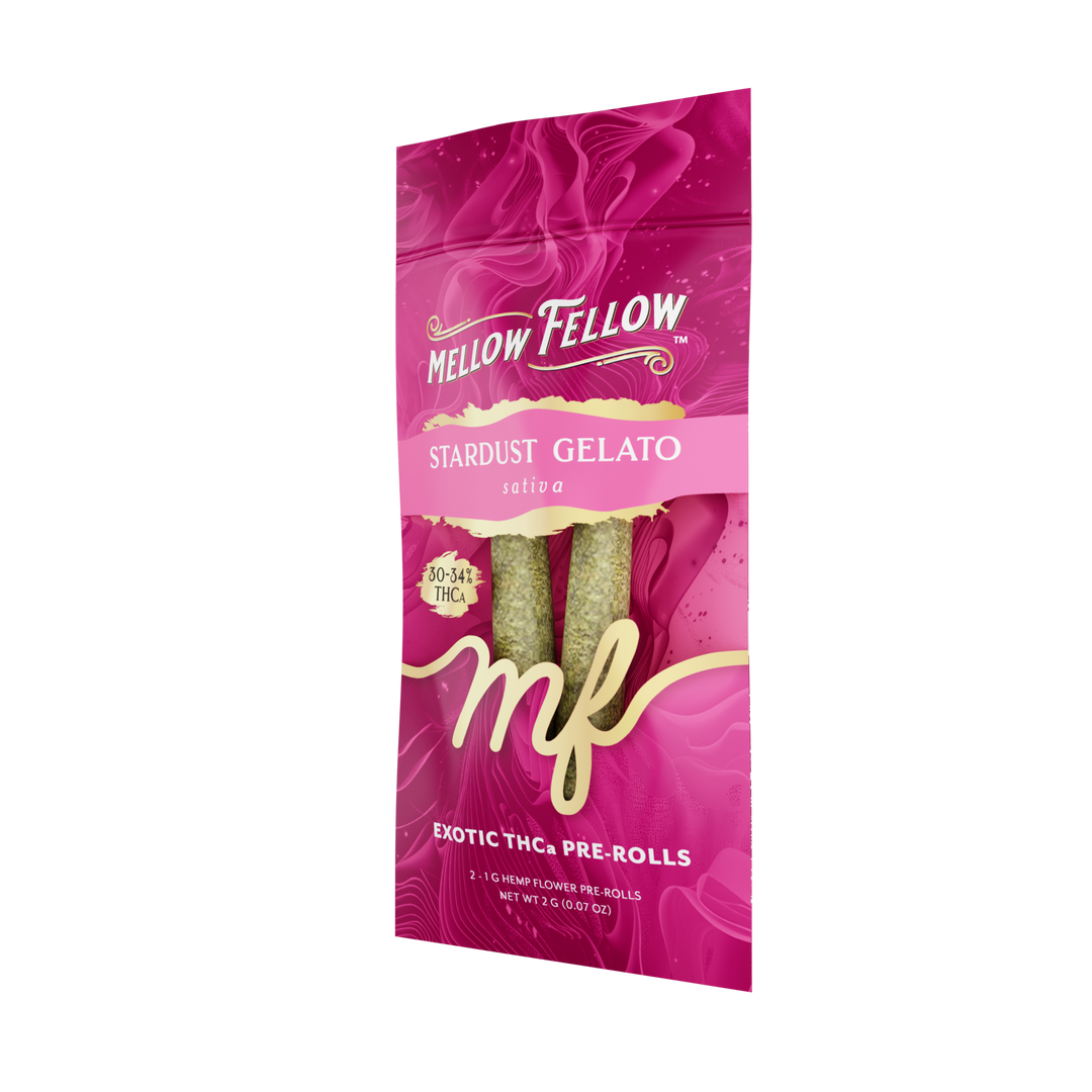 THCa Prerolls - 2 pc 2g Private Reserve Exotic - Stardust Gelato (Sativa)