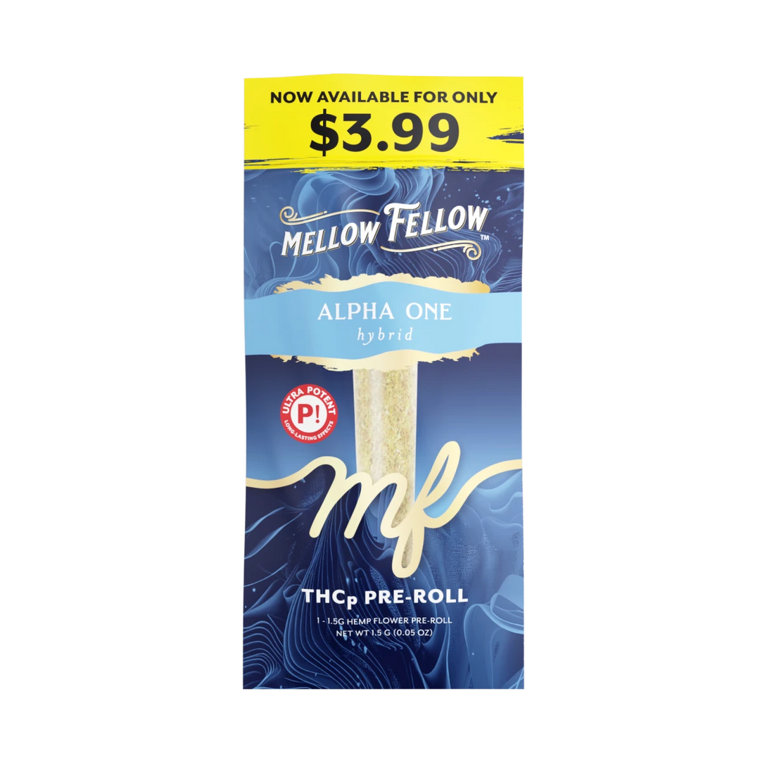THCp 1g Preroll - Alpha One (Hybrid) - Mellow Fellow