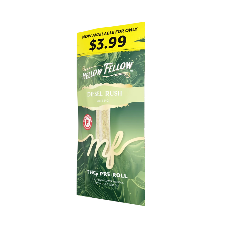 THCp 1g Preroll - Diesel Rush (Sativa) - Mellow Fellow