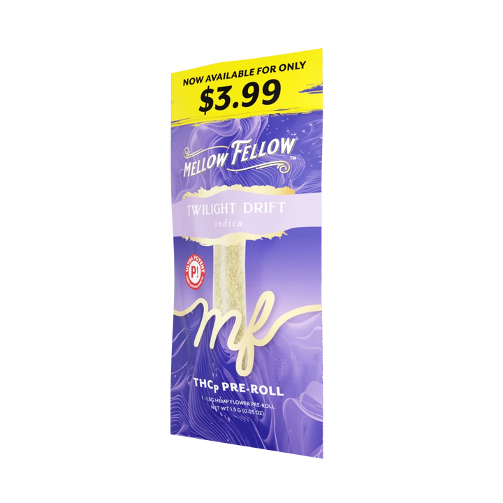 THCp 1g Preroll - Twilight Drift (Indica) - Mellow Fellow