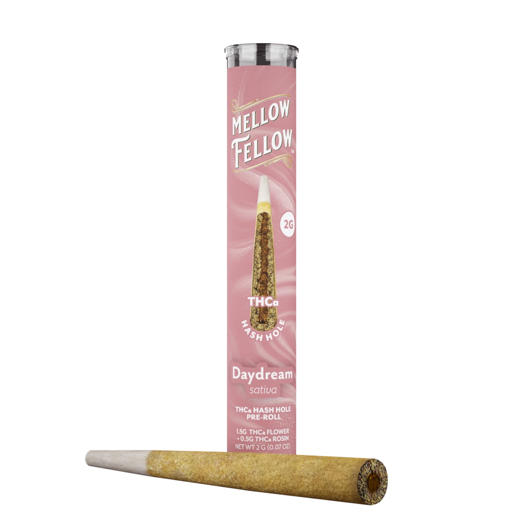 THCa 2g Hash Hole Prerolls - Daydream (Sativa) - Mellow Fellow
