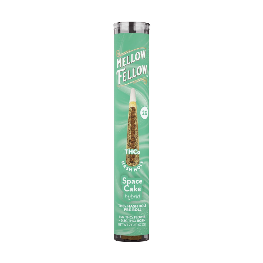 THCa 2g Hash Hole Prerolls - Space Cake (Hybrid) - Mellow Fellow