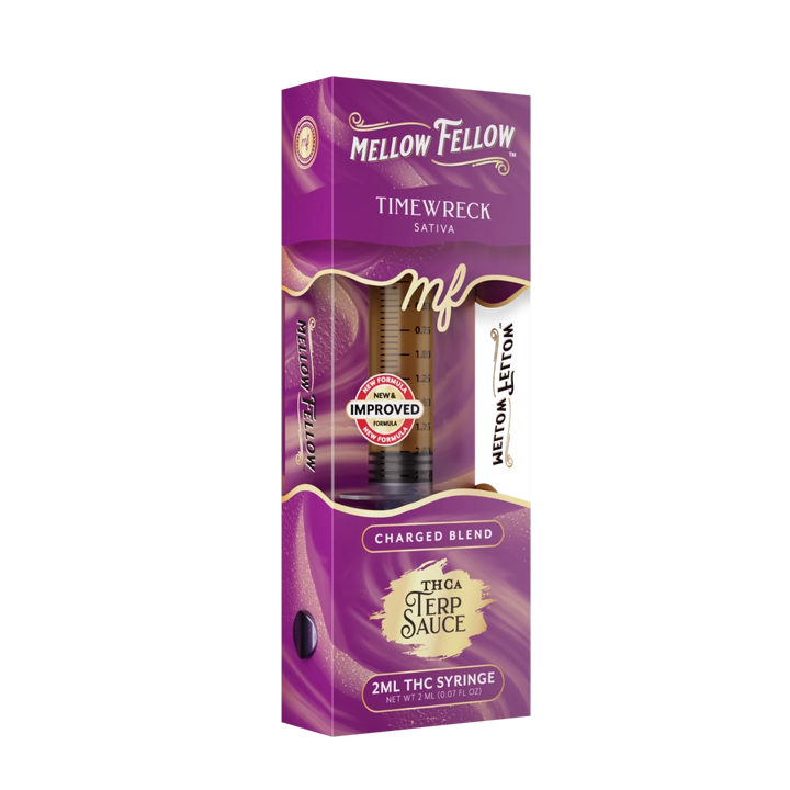 Charged Blend - Terp Sauce 2ml Syringe - Timewreck (Sativa) - Mellow Fellow