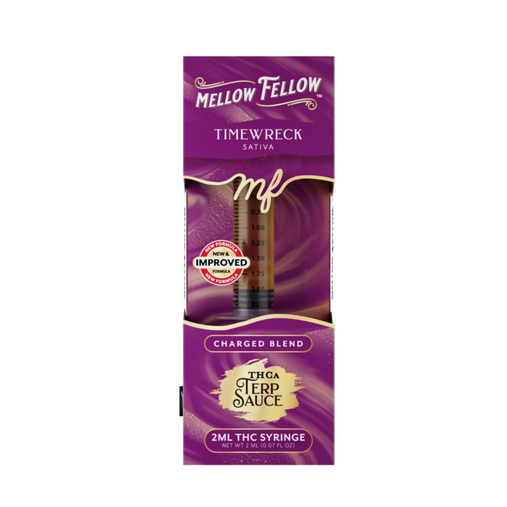 Charged Blend - Terp Sauce 2ml Syringe - Timewreck (Sativa) - Mellow Fellow