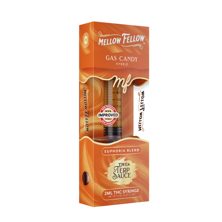 Euphoria Blend - Terp Sauce 2ml Syringe - Gas Candy (Hybrid) - Mellow Fellow