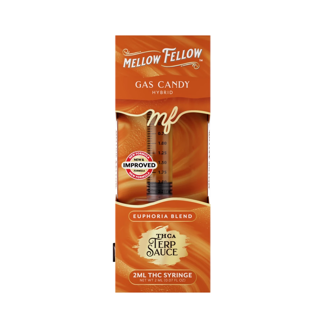 Euphoria Blend - Terp Sauce 2ml Syringe - Gas Candy (Hybrid) - Mellow Fellow