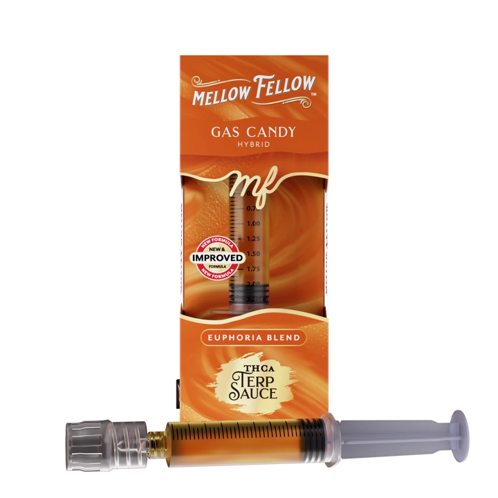 Euphoria Blend - Terp Sauce 2ml Syringe - Gas Candy (Hybrid) - Mellow Fellow