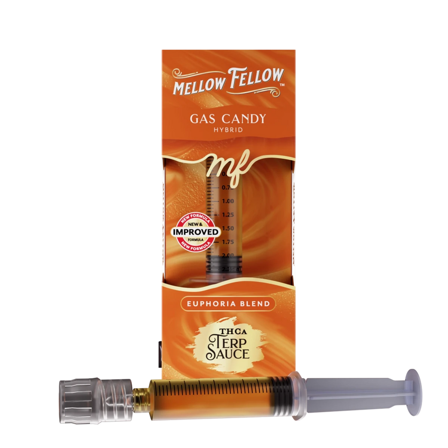 Euphoria Blend - Terp Sauce 2ml Syringe - Gas Candy (Hybrid) - Mellow Fellow