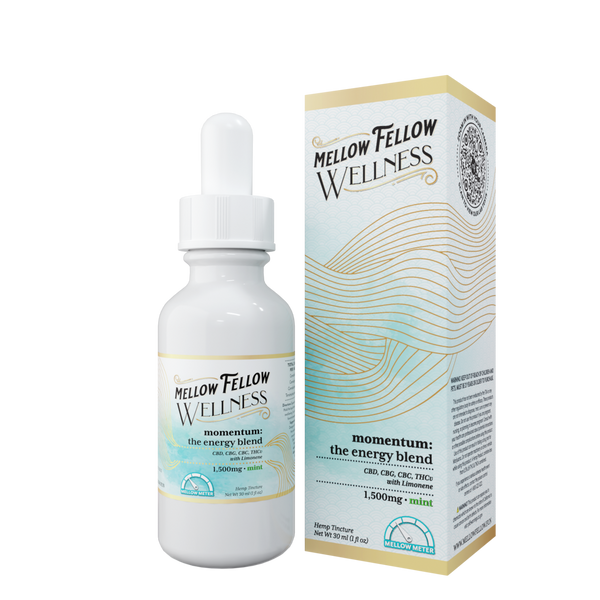 Wellness Tincture - Momentum: The Energy Blend - Mint - 1500mg