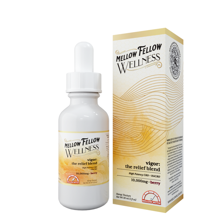 Wellness Tincture - Vigor: The Relief Blend - Berry - 10,000mg - Mellow Fellow