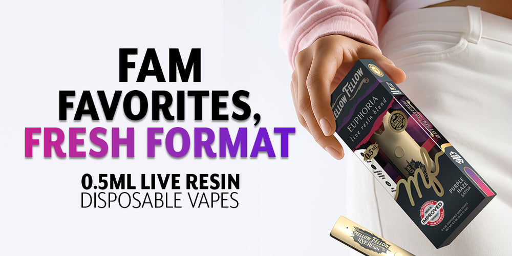 Live Resin Blends - 0.5ml Disposable Vapes Mellow Fellow Live Resin Blends - 0.5ml Disposable Vapes Mellow Fellow