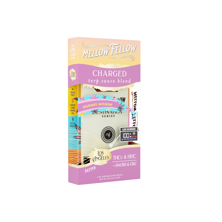 Charged Blend - Terp Sauce 5ml Disposable Vape - Sunset Octane (Sativa) - Mellow Fellow