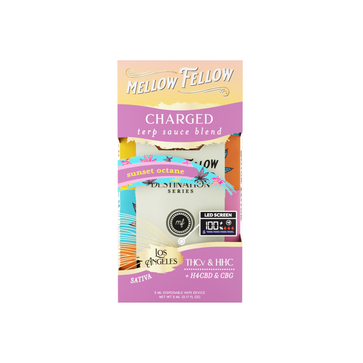 Charged Blend - Terp Sauce 5ml Disposable Vape - Sunset Octane (Sativa) - Mellow Fellow