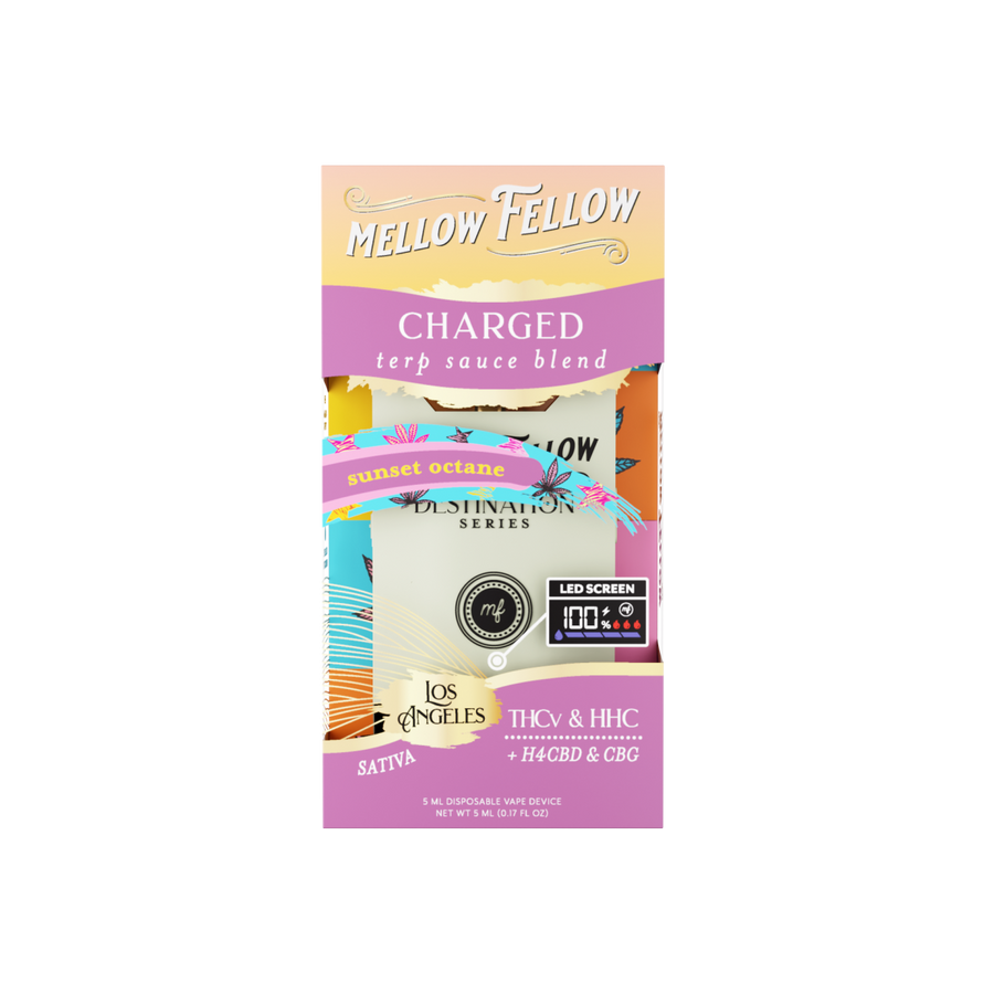 Charged Blend - Terp Sauce 5ml Disposable Vape - Sunset Octane (Sativa) - Mellow Fellow