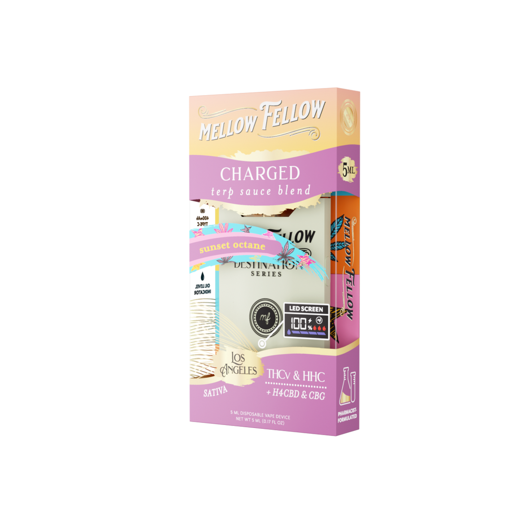 Charged Blend - Terp Sauce 5ml Disposable Vape - Sunset Octane (Sativa) - Mellow Fellow