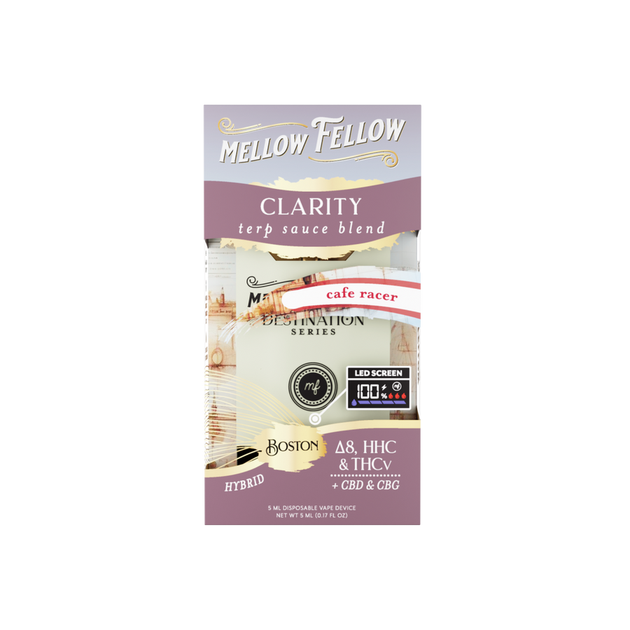 Clarity Blend - Terp Sauce 5ml Disposable Vape - Cafe Racer (Hybrid) - Mellow Fellow