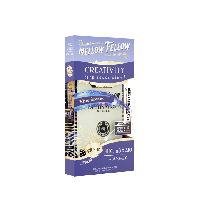 Creativity Blend - Terp Sauce 5ml Disposable Vape - Blue Dream (Hybrid) - Mellow Fellow