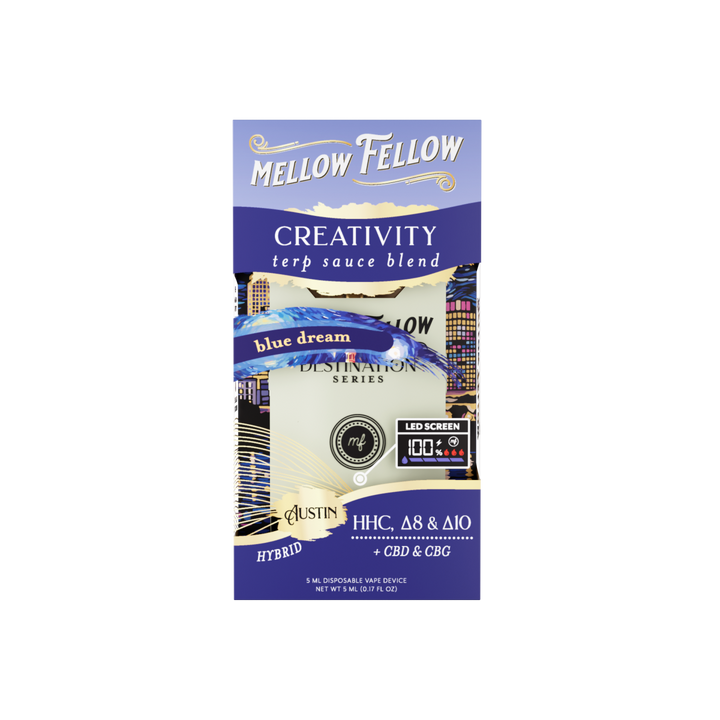 Creativity Blend - Terp Sauce 5ml Disposable Vape - Blue Dream (Hybrid) - Mellow Fellow