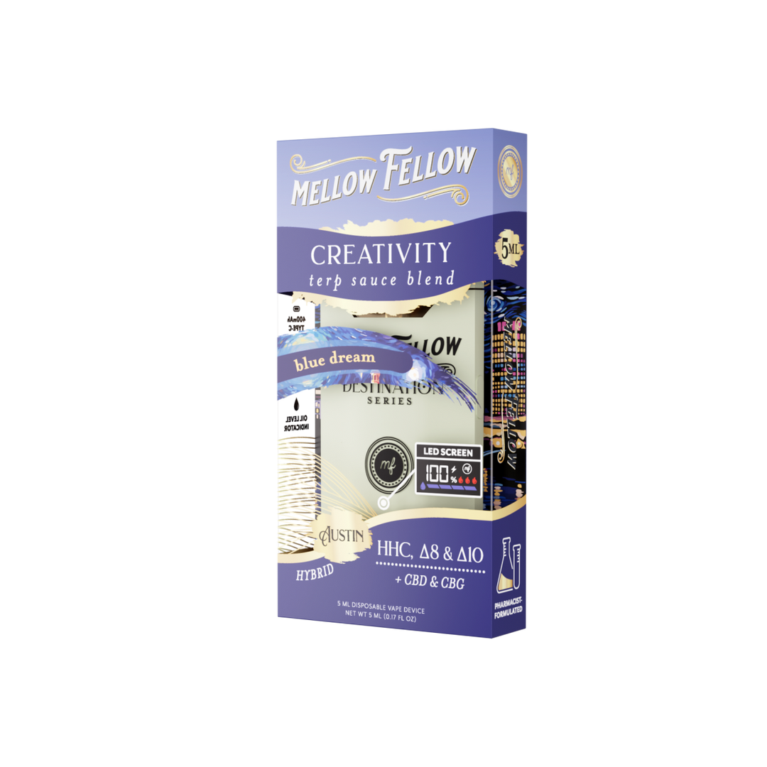 Creativity Blend - Terp Sauce 5ml Disposable Vape - Blue Dream (Hybrid) - Mellow Fellow