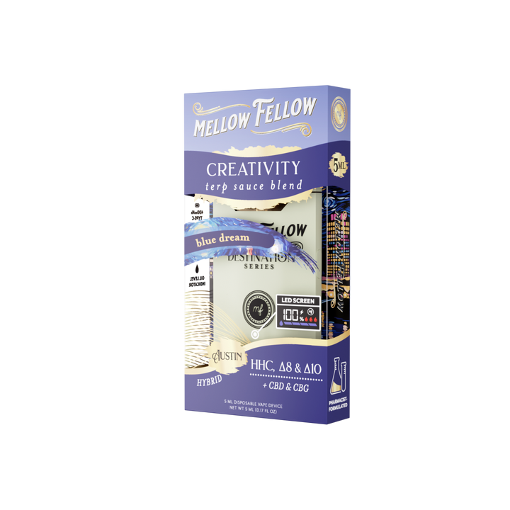 Creativity Blend - Terp Sauce 5ml Disposable Vape - Blue Dream (Hybrid) - Mellow Fellow