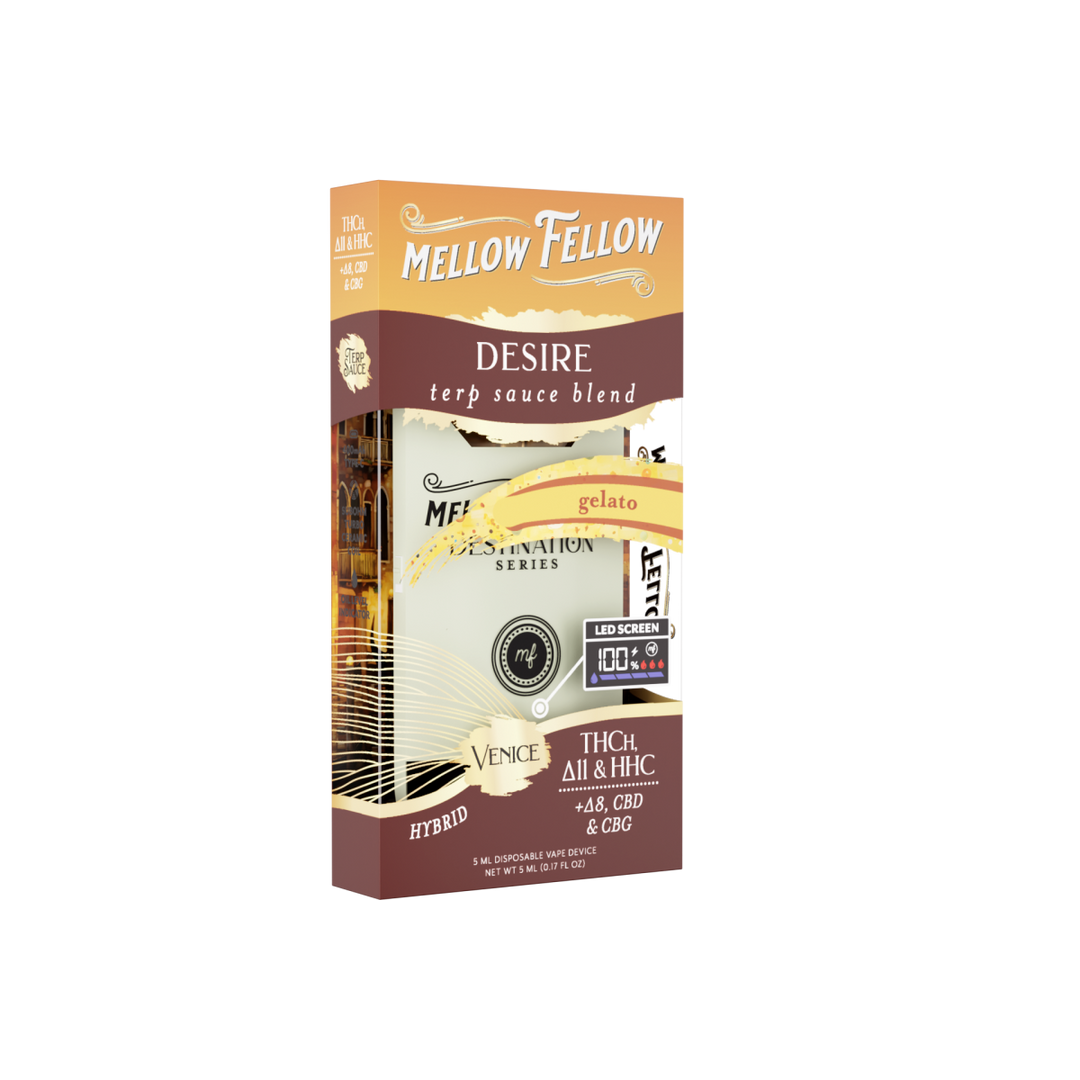 Desire Blend - Terp Sauce 5ml Disposable Vape - Gelato (Hybrid) - Mellow Fellow