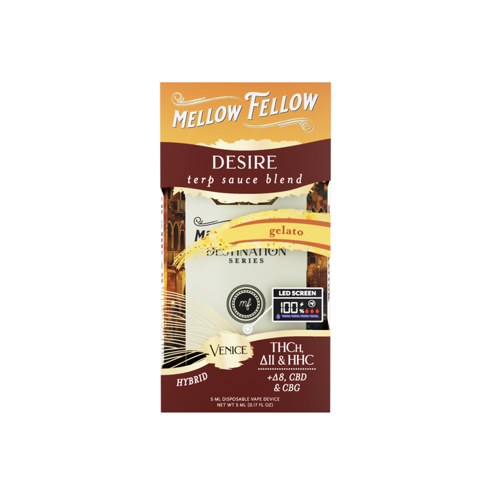 Desire Blend - Terp Sauce 5ml Disposable Vape - Gelato (Hybrid) - Mellow Fellow