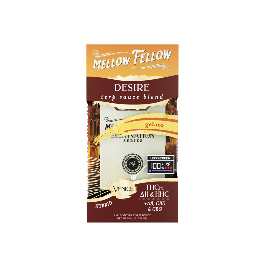 Desire Blend - Terp Sauce 5ml Disposable Vape - Gelato (Hybrid) - Mellow Fellow