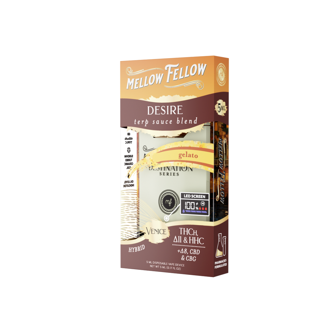 Desire Blend - Terp Sauce 5ml Disposable Vape - Gelato (Hybrid) - Mellow Fellow