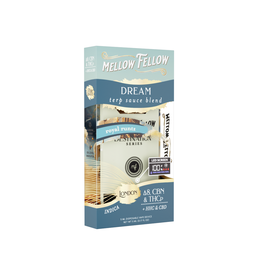 Dream Blend - Terp Sauce 5ml Disposable Vape - Royal Runtz (Indica) - Mellow Fellow