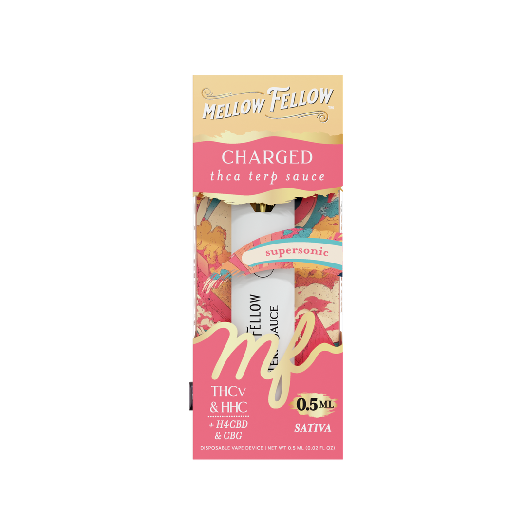 Charged Blend 0.5ml Terp Sauce Disposable Vape - Supersonic (Sativa)