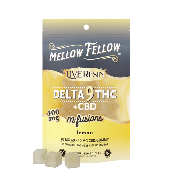 Delta 9 Live Resin Edibles 400mg - Lemon