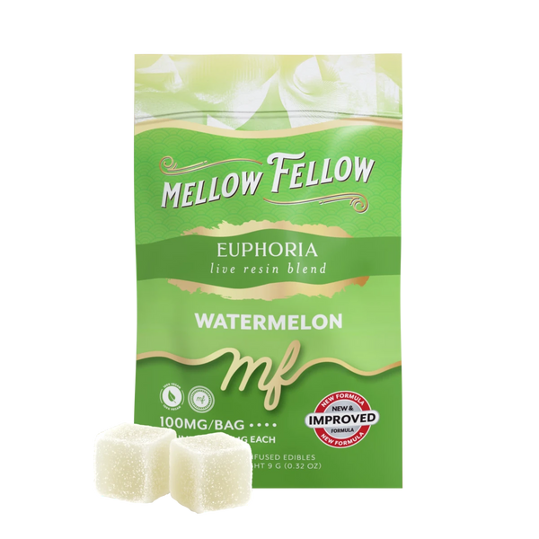 Euphoria Blend - Live Resin M-Fusions Edibles Sachets - Watermelon 100mg