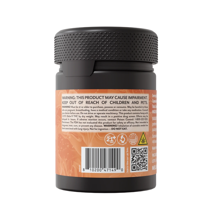 Exotic THCa Flower - 1oz Jars - Apricot Haze (Sativa) - Mellow Fellow
