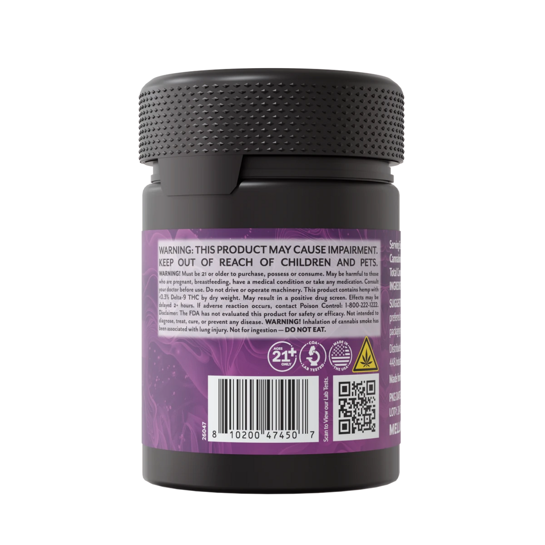 Exotic THCa Flower - 1oz Jars - Grape Cream Cake (Hybrid) - Mellow Fellow