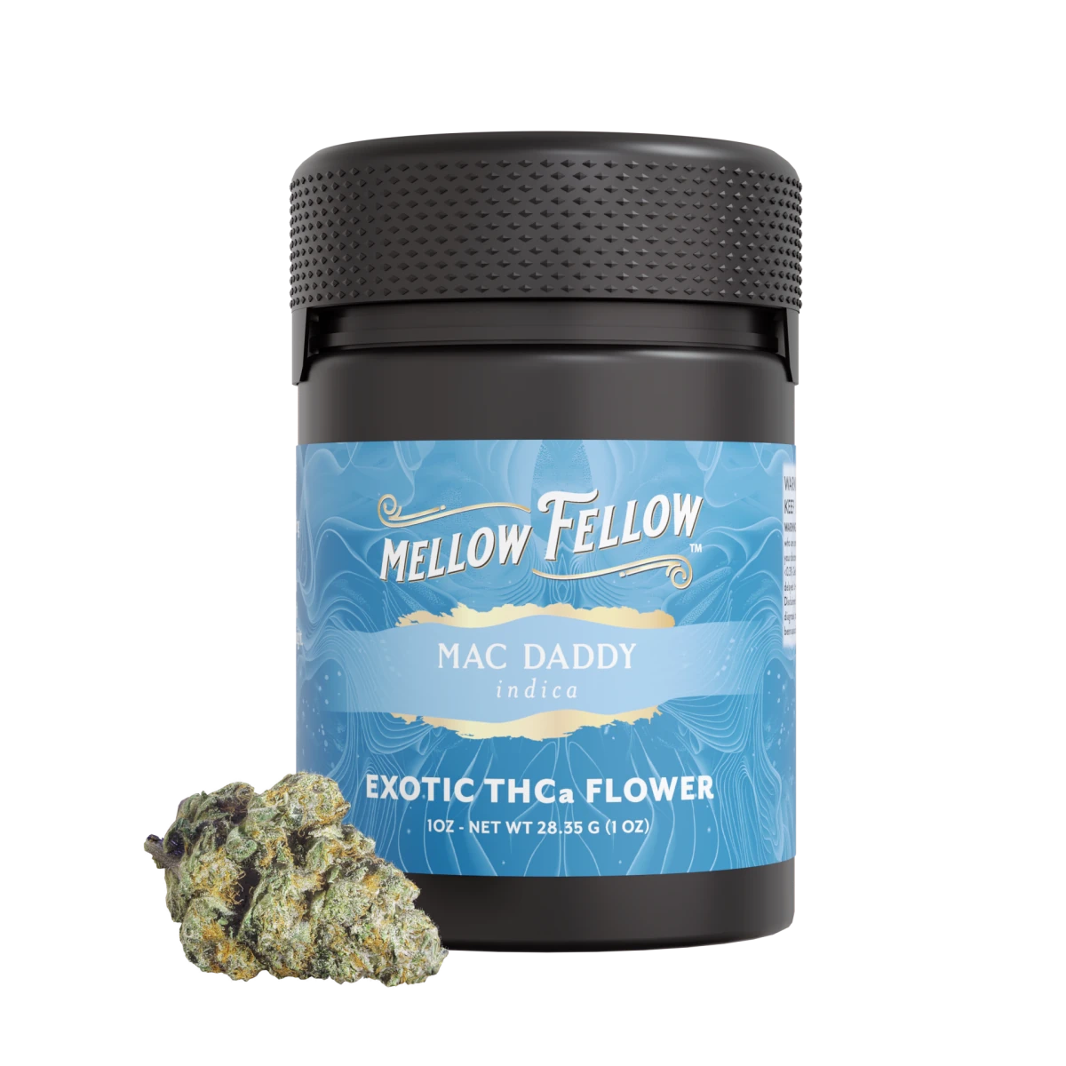 Exotic THCa Flower - 1oz Jars - Mac Daddy (Indica) - Mellow Fellow