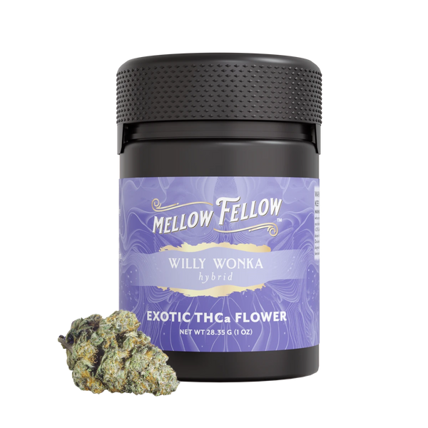 Exotic THCa Flower - 1oz Jars - Willy Wonka (Hybrid)