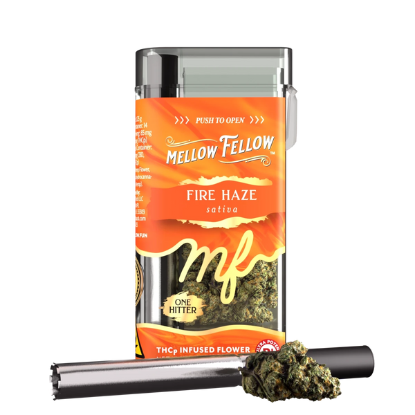 THCp 3.5g Infused Flower + One Hitter - Fire Haze (Sativa)