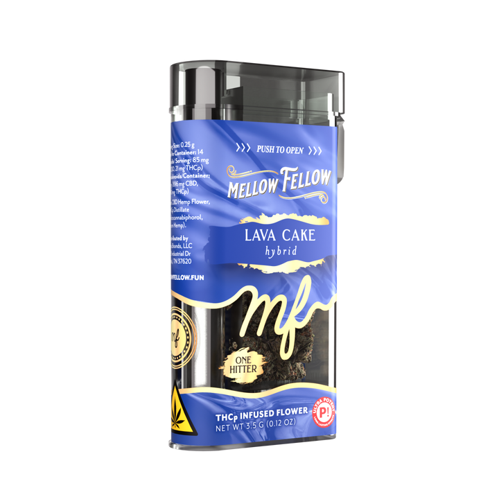 THCp Flower 3.5g Exotic Jar + One Hitter - Lava Cake (Hybrid)