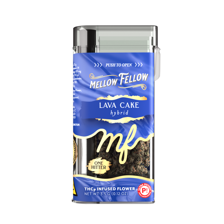 THCp Flower 3.5g Exotic Jar + One Hitter - Lava Cake (Hybrid)