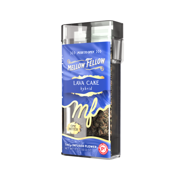 THCp Flower 3.5g Exotic Jar + One Hitter - Lava Cake (Hybrid)