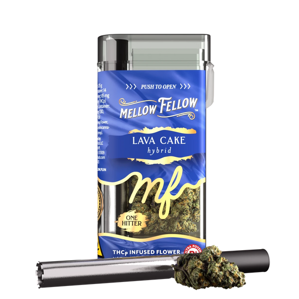 THCp 3.5g Infused Flower + One Hitter - Lava Cake (Hybrid)