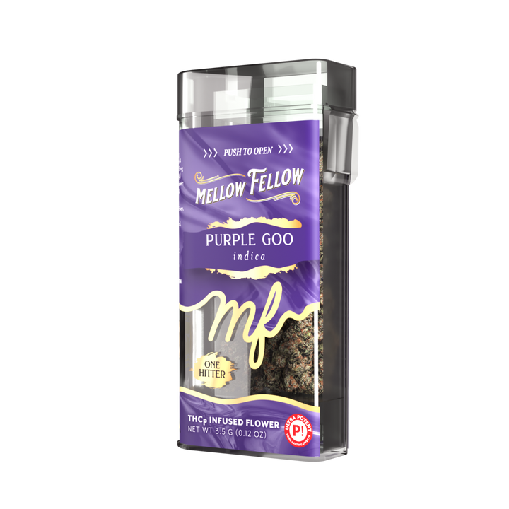 THCp Flower 3.5g Exotic Jar + One Hitter - Purple Goo (Indica)