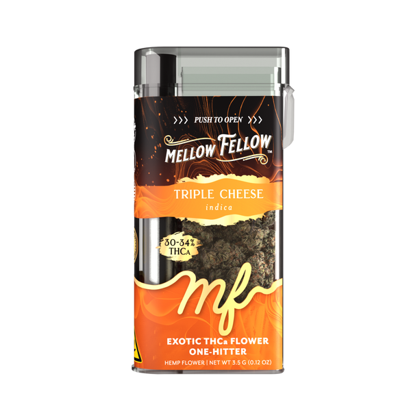 THCa 3.5g Exotic Flower + One Hitter - Triple Cheese (Indica)