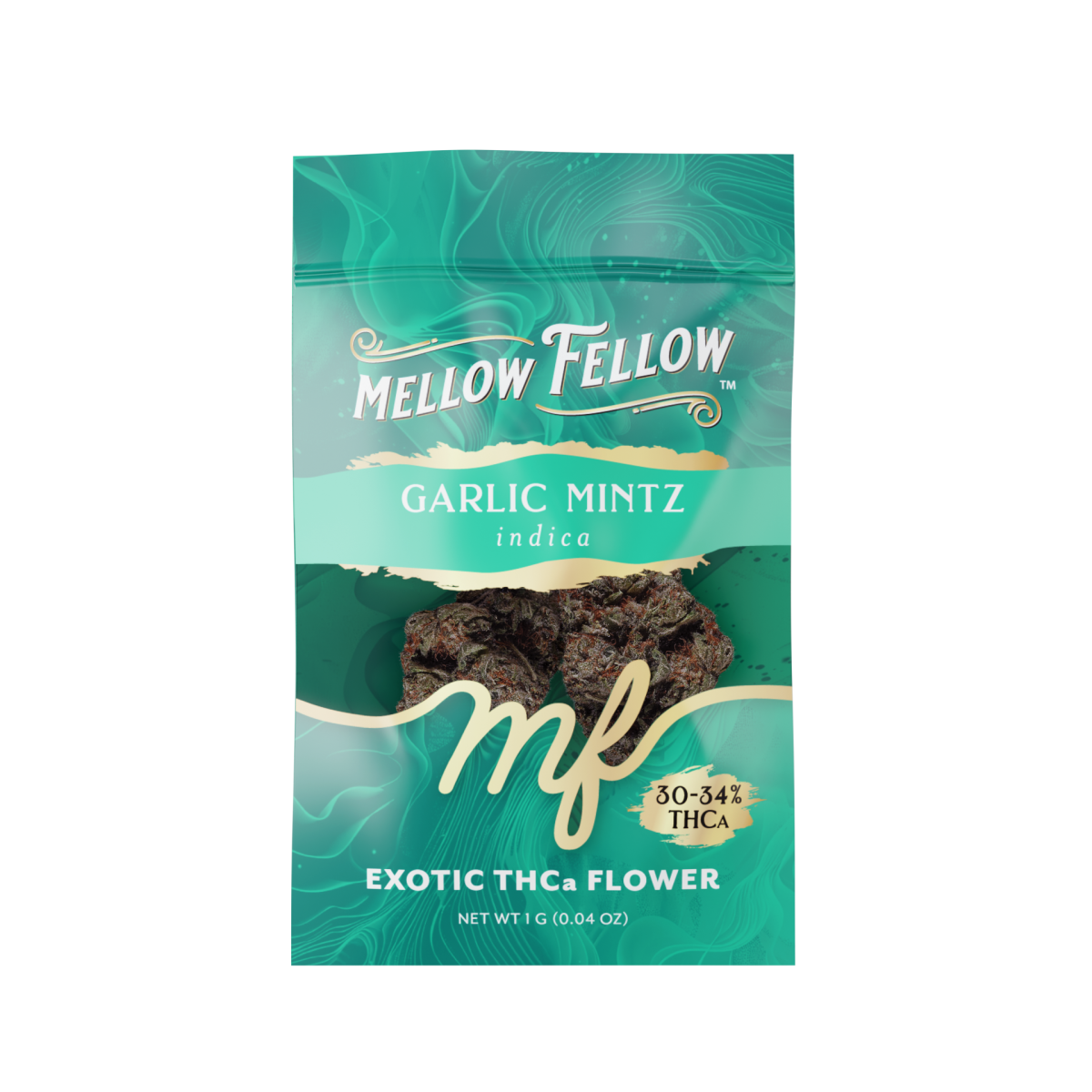 Exotic THCa Flower - 1g Sachets - Garlic Mintz (Indica) – Mellow