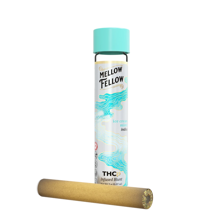 THCp 2g Infused Blunt - Ice Cream Mintz (Indica) - Mellow Fellow