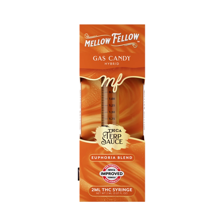 Euphoria Blend - Terp Sauce 2ml Syringe - Gas Candy (Hybrid) - Mellow Fellow