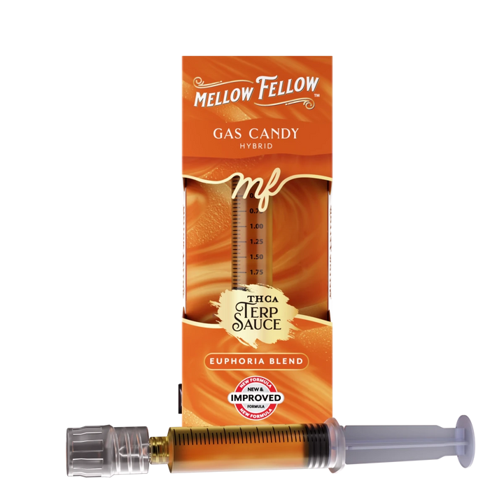Euphoria Blend - Terp Sauce 2ml Syringe - Gas Candy (Hybrid) - Mellow Fellow
