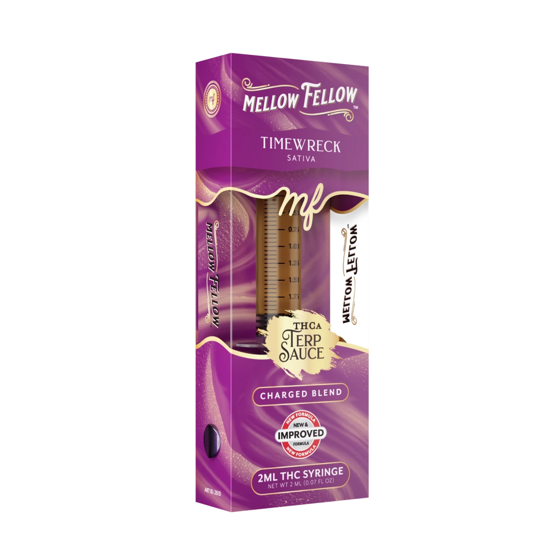 Charged Blend - Terp Sauce 2ml Syringe - Timewreck (Sativa) - Mellow Fellow