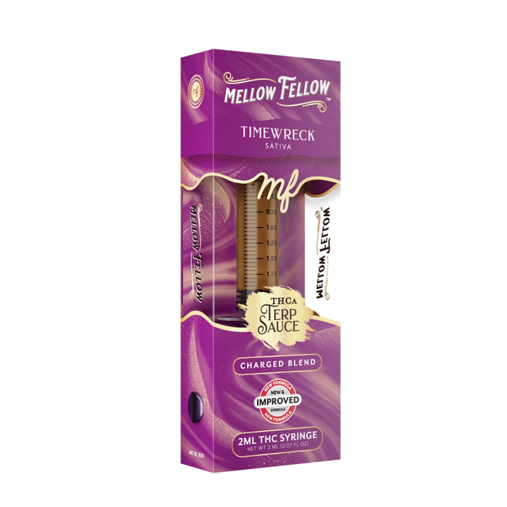 Charged Blend - Terp Sauce 2ml Syringe - Timewreck (Sativa) - Mellow Fellow