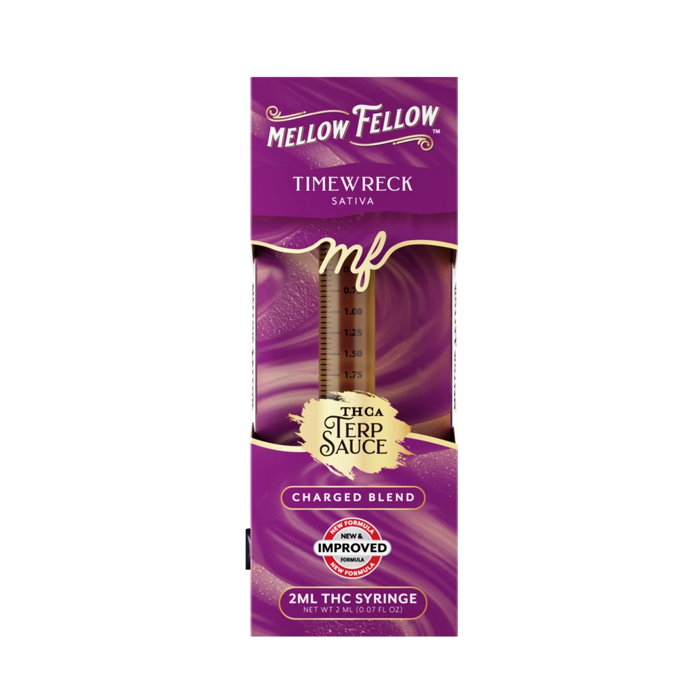 Charged Blend - Terp Sauce 2ml Syringe - Timewreck (Sativa) - Mellow Fellow